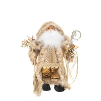 Père Noël nordique beige et or