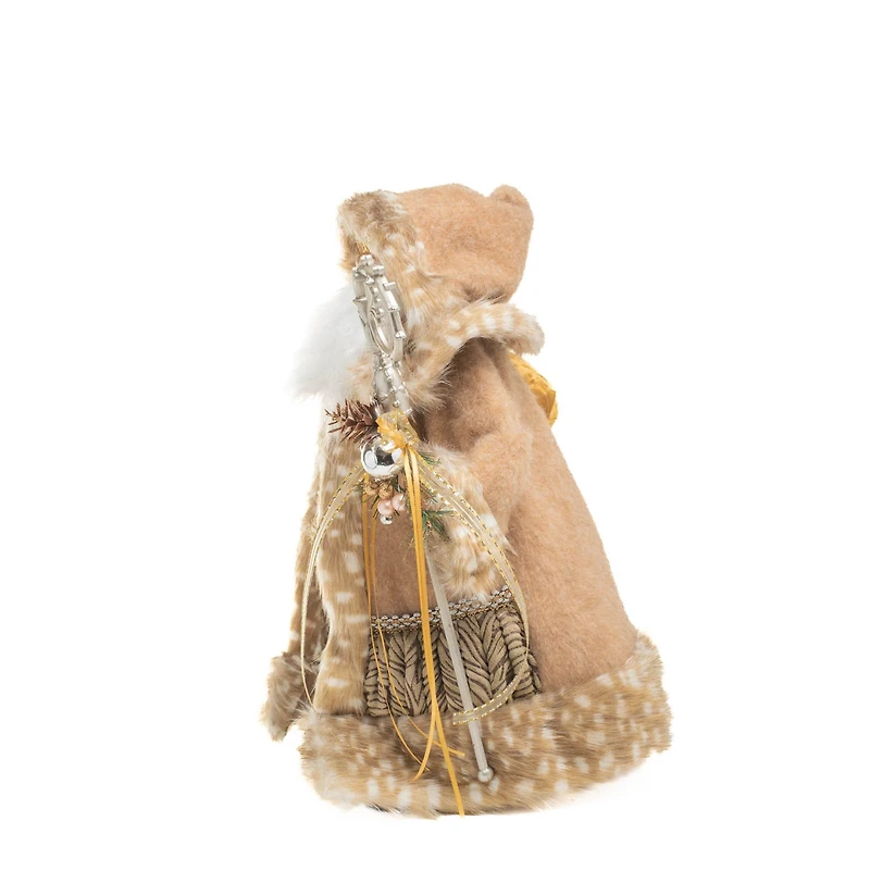 Beige and Gold Nordic Santa Figure