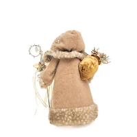 Beige and Gold Nordic Santa Figure