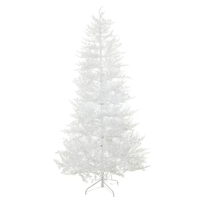 Flocked White Pvc Color Change LED Christmas Tree