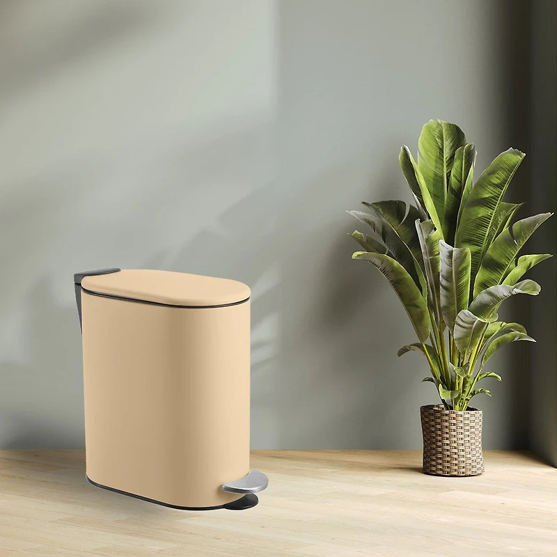 Oval Dust Bin Soft Close, 5L