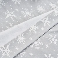 Snowflakes Flannel Sheet Set