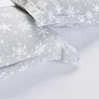Snow Flannel Duvet Cover Set