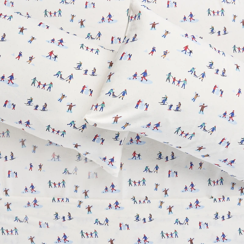 Winter Fun Flannel Sheet Set