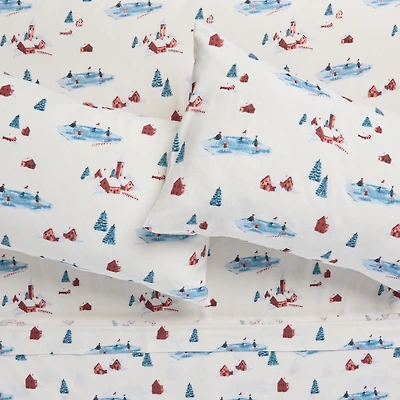 Winter Wonderland Flannel Sheet Set
