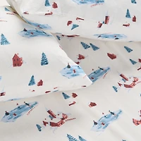 Winter Wonderland Flannel Sheet Set