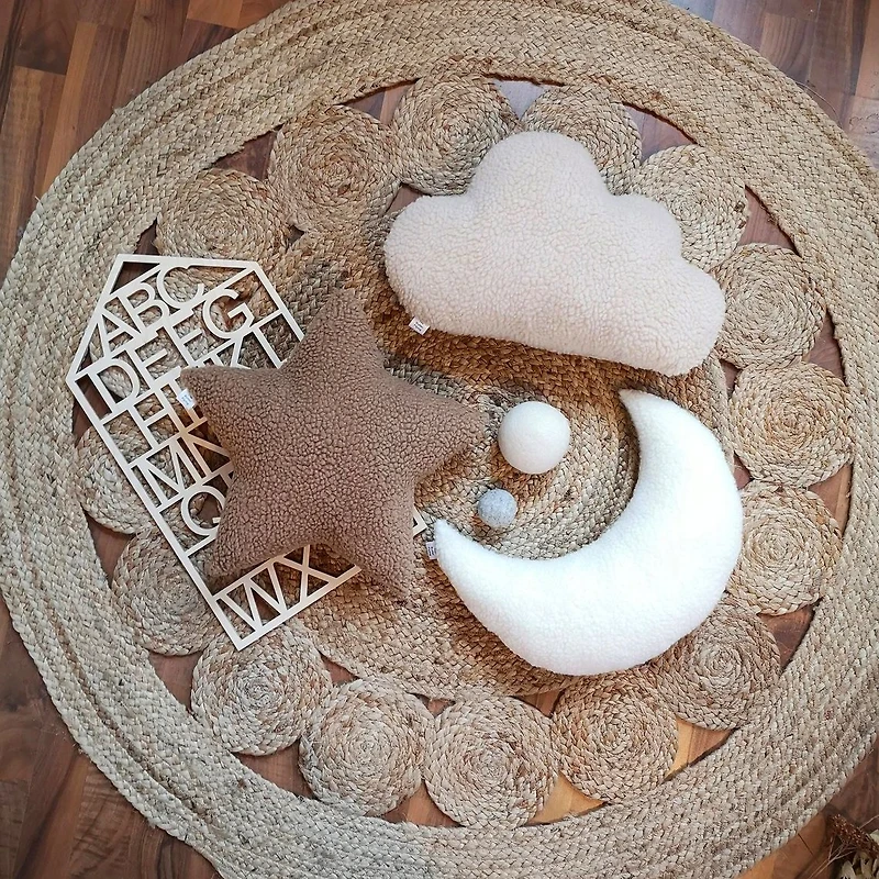 Star Pillow - Brown
