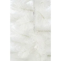 Frosted White Plastic Scotch Pine Trees