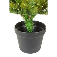 Gold Pvc/Pe Spruce Warm White LED Christmas Tree