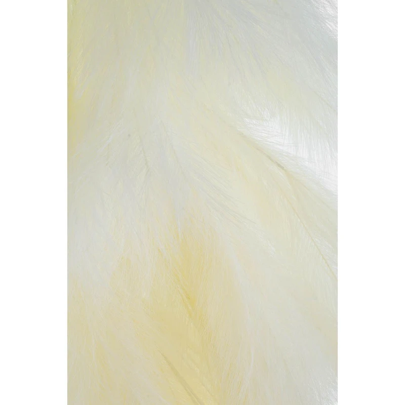 White Plastic Feather Pine Tree