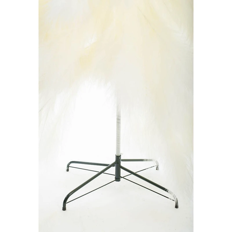 White Plastic Feather Pine Tree