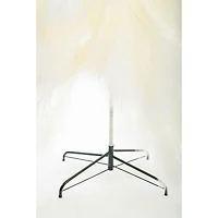 White Plastic Feather Pine Tree