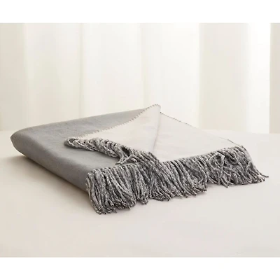 100% Silk Ivory Throw Blanket by SmartSilk