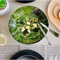 3-Piece Hammered Salad Serving Set