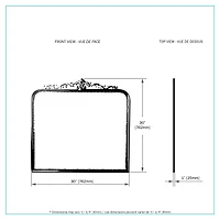 Camden Gold Decorative Mirror