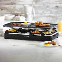Trudeau Fiesta Raclette Reversable Grill, 8 people