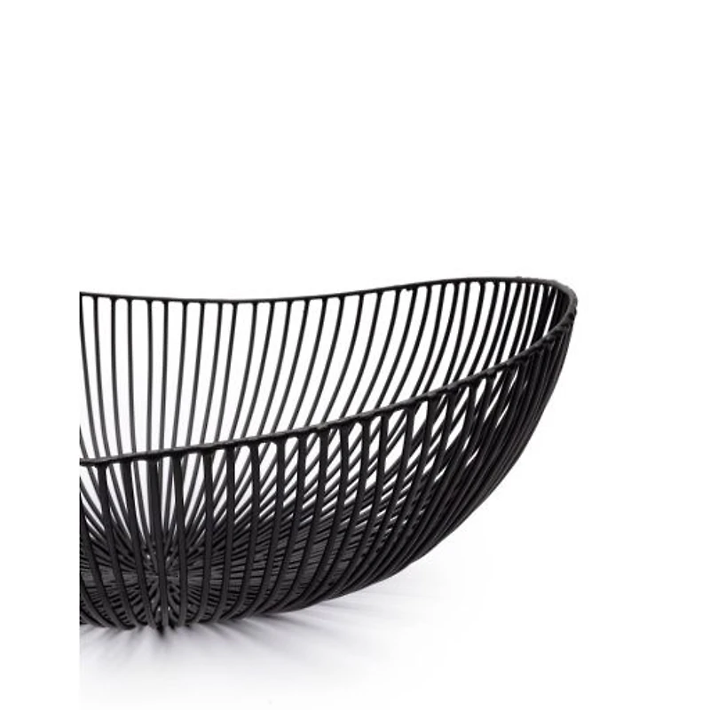 Meo Black Oval Basket