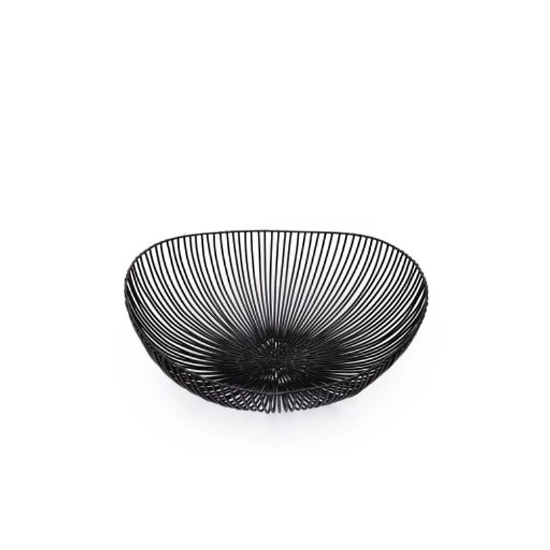 Meo Black Oval Basket