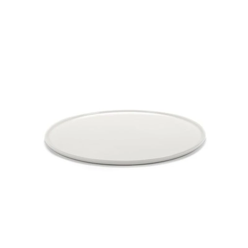 Grandes assiettes plates en porcelaine Cena, ensemble de 4
