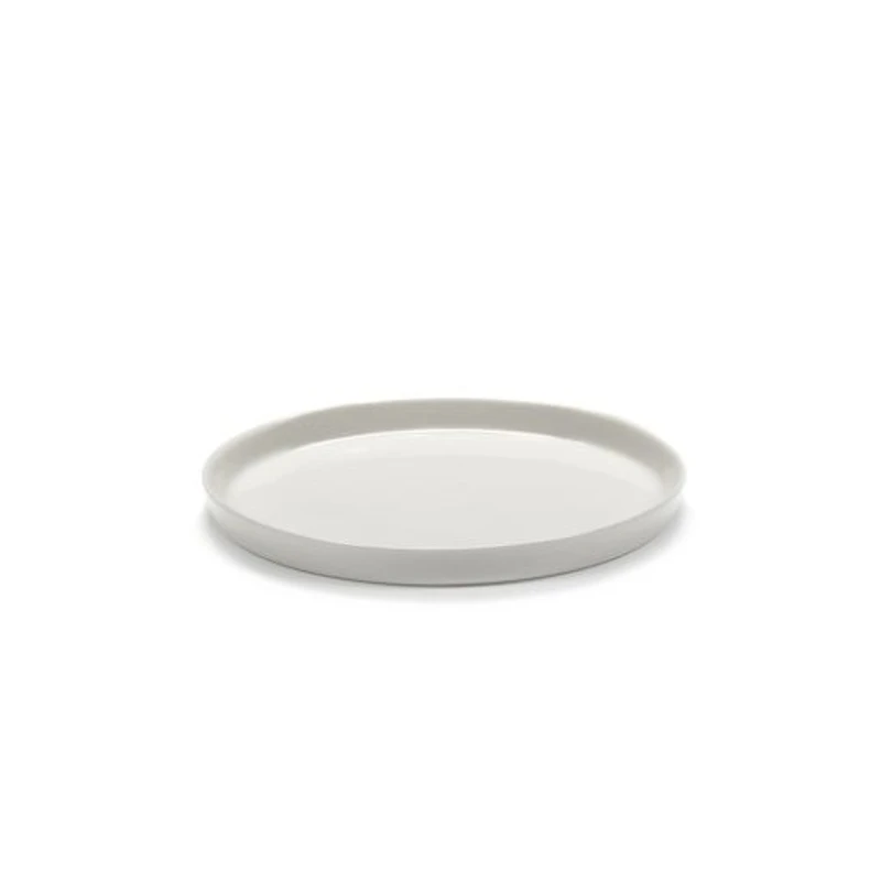 Cena Medium Porcelain High Plates, Set of 4