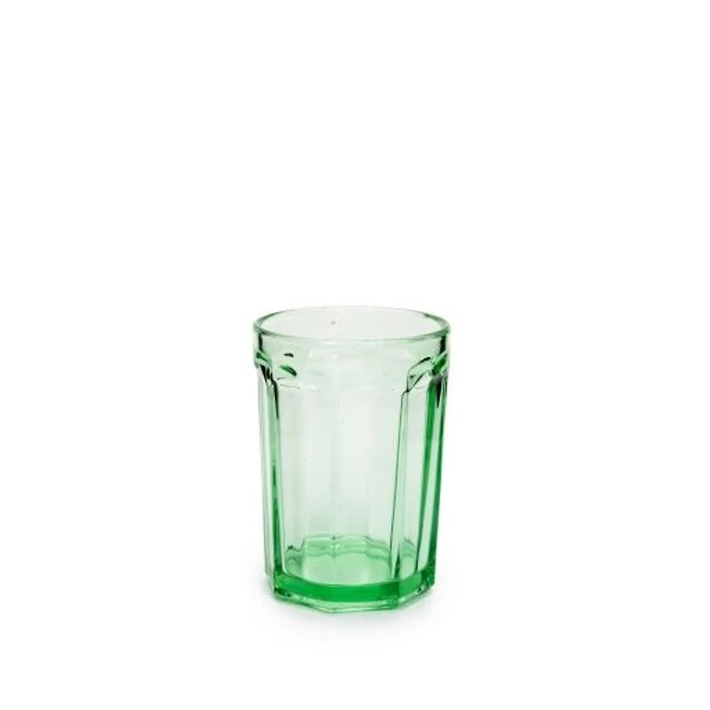 Fish & Fish Green Glasses, Set of 4