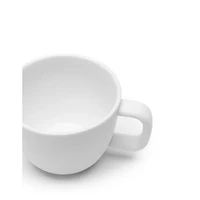 Passe-Partout Matte White Espresso Cups, Set of 4