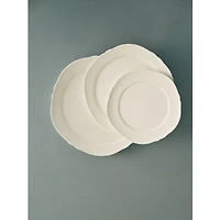 Sergio Herman White Silhoutte Breakfast  Plates, Set of 4