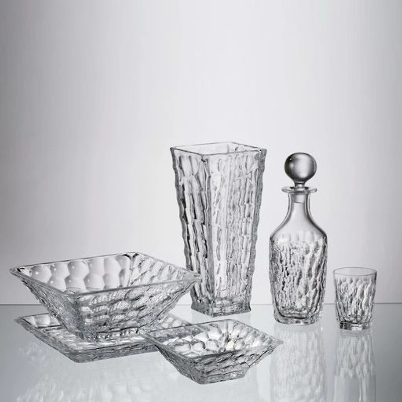 Crystal Bohemia Marble Rectangular Plate 26 cm by Brillant