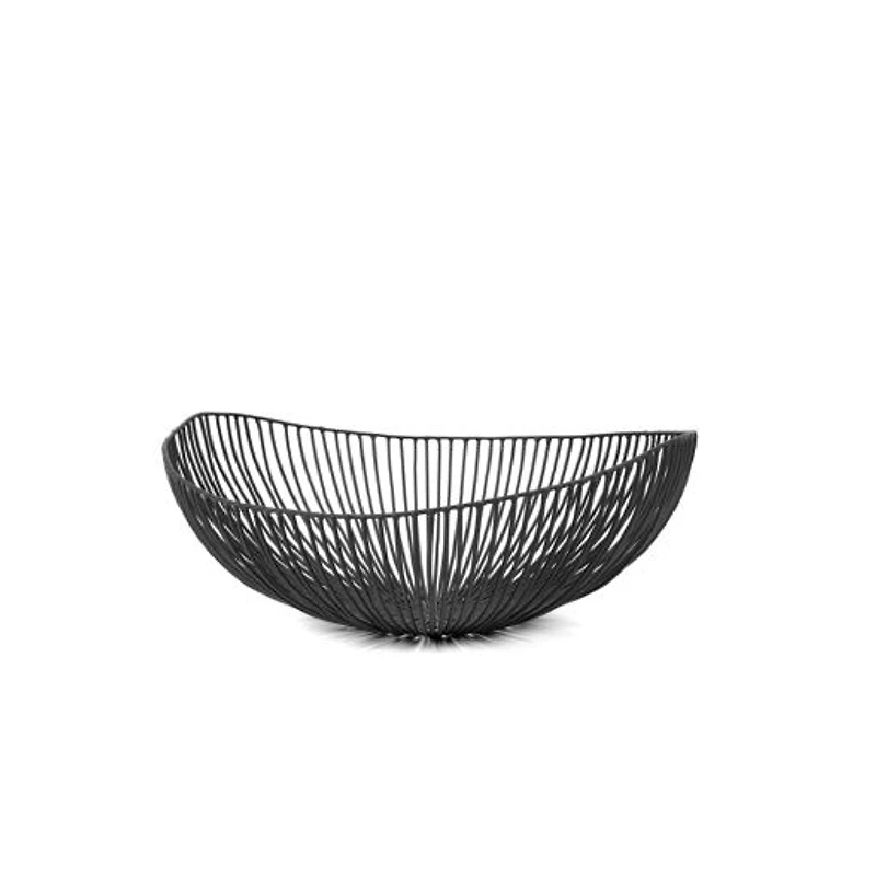 Meo Black Oval Basket