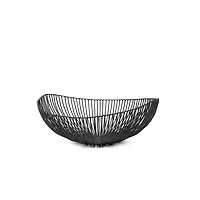 Meo Black Oval Basket