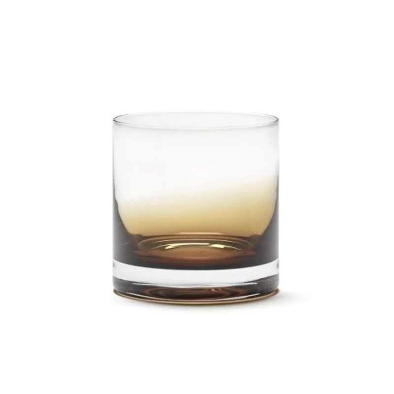 Verres à whisky ambrés Zuma, ensemble de 4