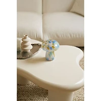 Portable Tall Open Top Glass Mushroom Lamp