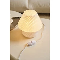 Open Top Mushroom Lamp - White