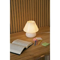 Open Top Mushroom Lamp - White