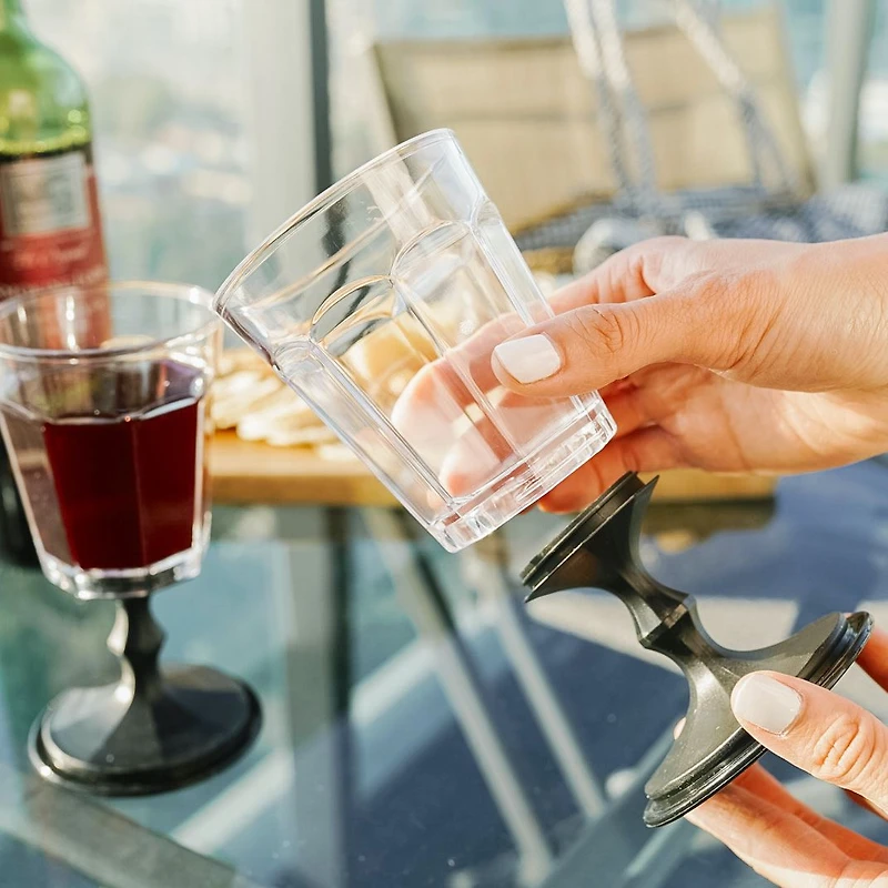 Ensemble de 2 verres à vin empilables
