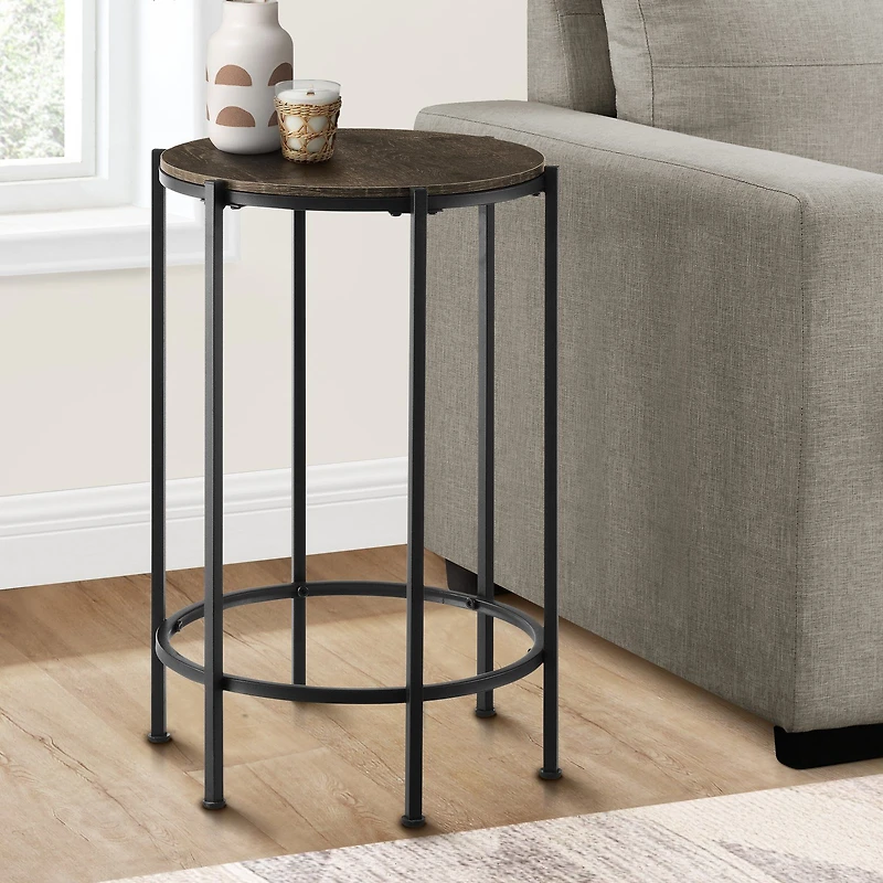 Roslyn Accent Table -Dark Oak