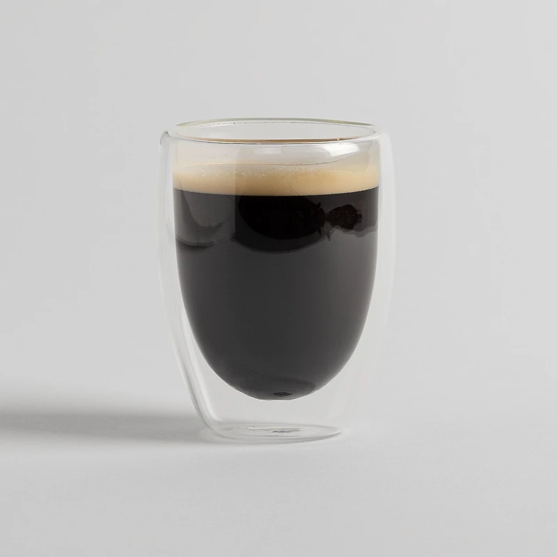  LC Studio Gusto Doubled Walled Caffè Glasses, Set of 2 - 350ml