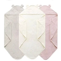 Ensemble de 3 Capes de bain pour bébé en coton biologique par Beba