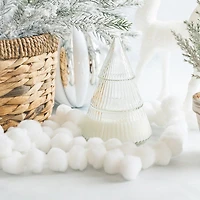 Glass Christmas Candle Tree