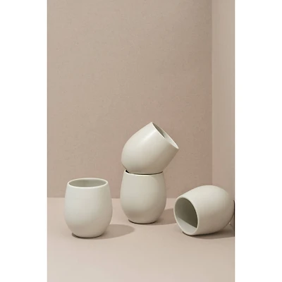 Set of 4 Epa Coffee Cups - Matte White