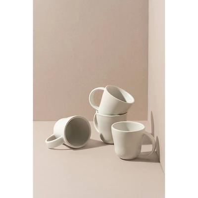 Set of 4 Osun Coffee Mugs 10 oz - Matte White
