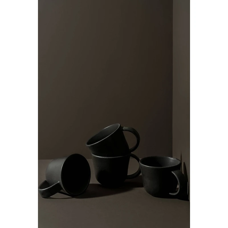 Set of 4 Osun Coffee Mugs 6.7 oz