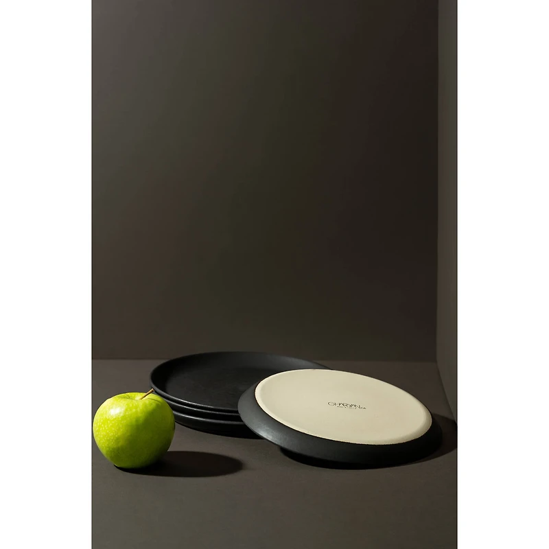 Set of 4 Epa Flat Dessert Plates