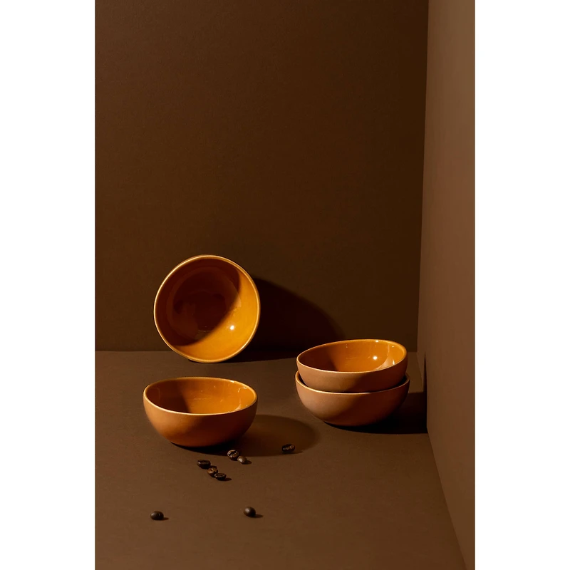 Ensemble de 4 bols à condiments Dadasi - Terracotta