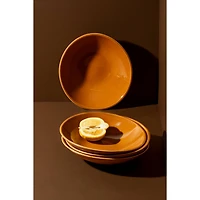 Set of 4 Dadasi Pasta Plates - Terracotta