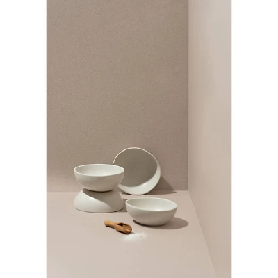 Set of 4 Dadasi Condiment Bowls - Matte White
