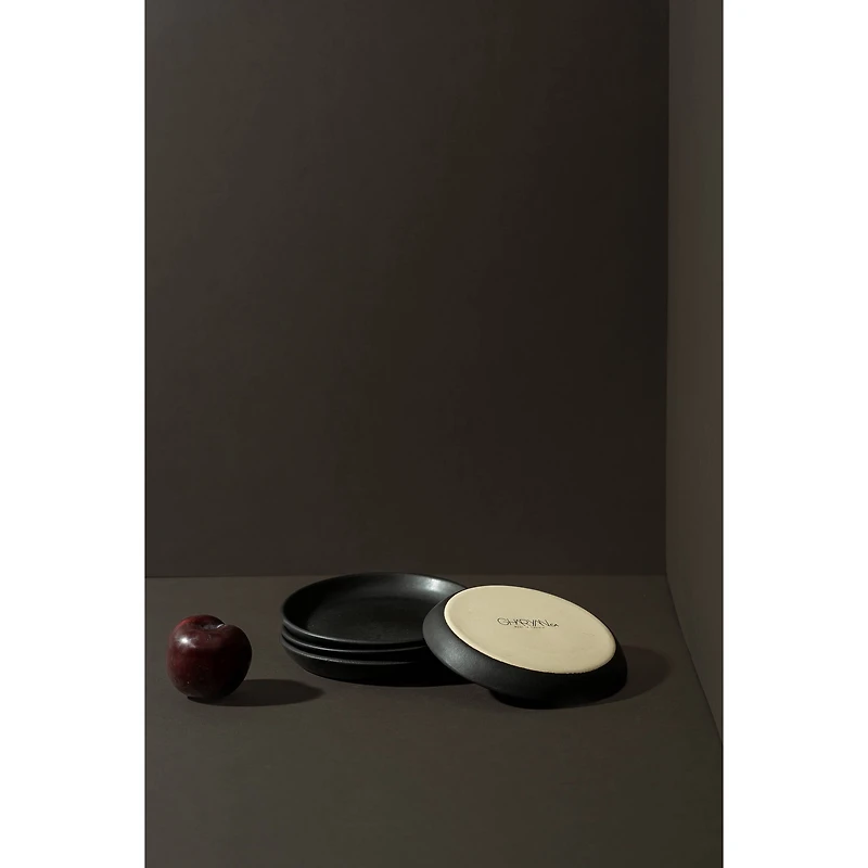 Ensemble de 4 assiettes plates Edan 13 cm