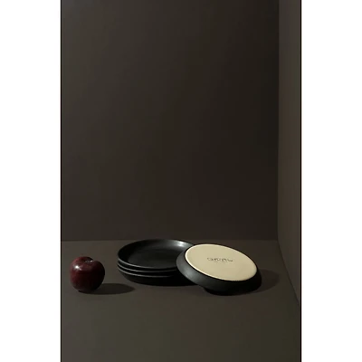 Ensemble de 4 assiettes plates Edan 13 cm