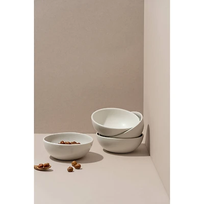 Set of 4 Dadasi Cereal Bowls - Matte White