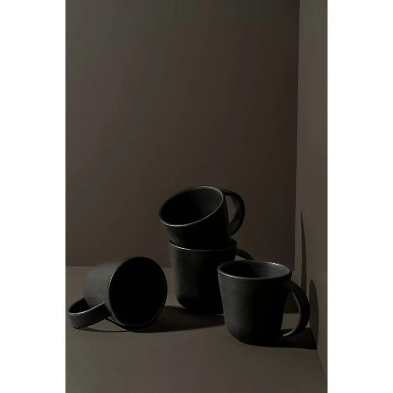 Set of 4 Osun Coffee Mugs 10 oz